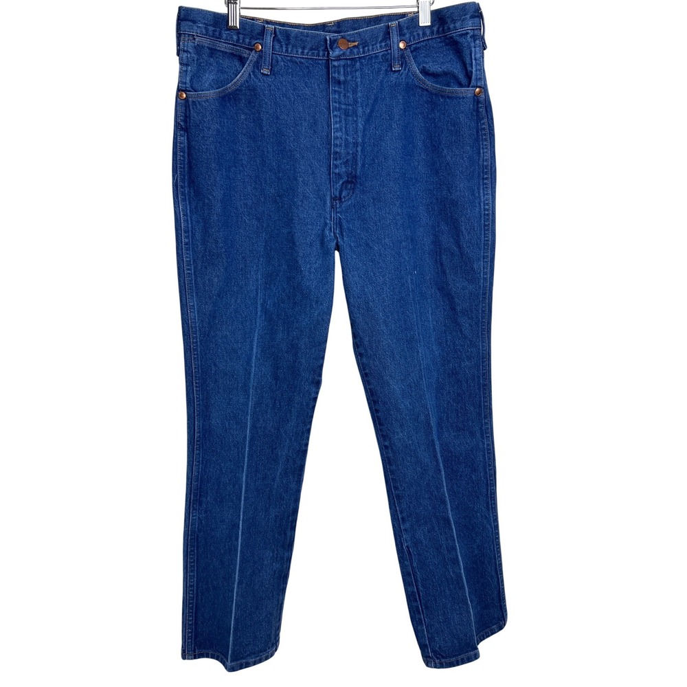Vintage 1991 Wrangler 936DEN Jeans 36x31 USA Made Cowboy Cut Talon 42 Western D6